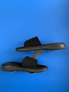 Goodfellow & Co. Ryler Mens L 11/12 Black Contour Insole Slide Sandals - Picture 1 of 6