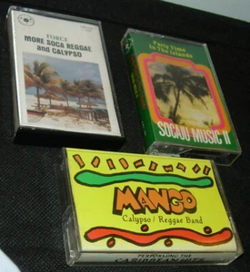 Reggae,Soca,Calypso,Socaju,lot of 3 cassettes,Nice - Picture 1 of 3