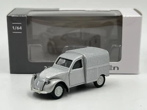 Furgone Citroën 2CV Grigio Metallo 1/64 3 Pollici Norev Nuovo Scatola di Cartone - Foto 1 di 3