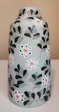 Accent Decor Green and White 6.5" Floral Vase