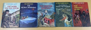 1960s The Hardy Boys Mystery Hardcover Books Volume 12, 13, 15, 17, 18. Lot Of 5 - Picture 1 of 17