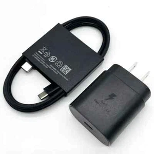 OEM 3FT USB-C fast wall charging for Samsung Galaxy S23 S22 S21 - Picture 1 of 6