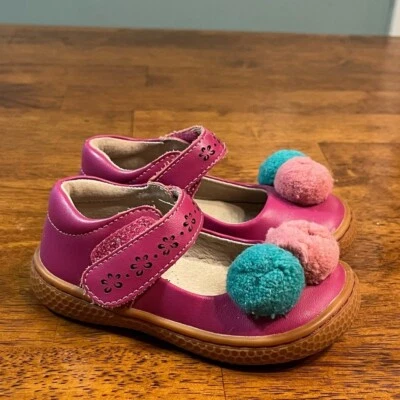 Livie & Luca + Matilda Jane magenta purple mary Jane’s pink blue Pom Pom size 6 - Image 1 of 4