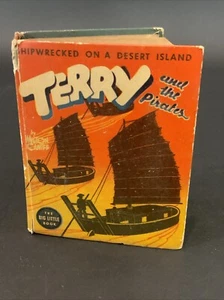 Terry and the Pirates Shipwrecked on a Desert Island #1412 1938 Little Big Book - Picture 1 of 7
