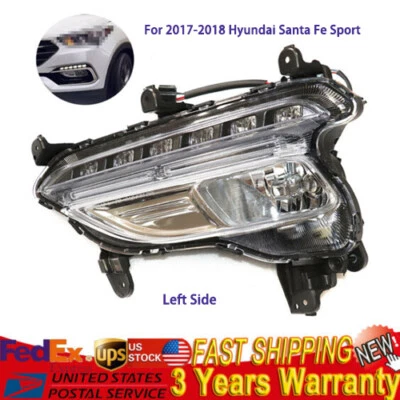 For 2017-2018 Hyundai Santa Fe Sport Left Front Driving Fog Light Lamp Assembly - Image 1 of 4