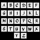 Schablone Stencil Buchstaben Airbrush Schablonen Alphabet A - Z  # BVSZ 0015