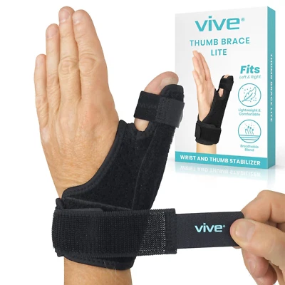 Vive Thumb Brace & Wrist Stabilizer (Fits Left and Right) - Thumb Spica Splint f - Image 1 of 4