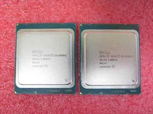 Matched pair of Intel Xeon E5-2690 v2 3.0GHz CPU Processor SR1A5 Tested - Picture 1 of 1