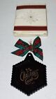Avon CAPE COD RED 1990 2 3/4" CHRISTMAS ORNAMENT w/ BOW & BOX