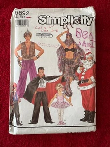 9892 Simplicity ~ Patrón CORTADO ~ Talla 2-8 ~ ~ ~ ~ Anuncio MP 73 - Imagen 1 de 2