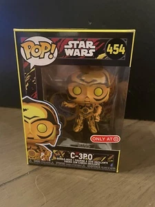 FUNKO POP! STAR WARS #454 C-3PO (Retro) BOBBLE-HEAD W/ Protector TARGET Excl - Picture 1 of 5