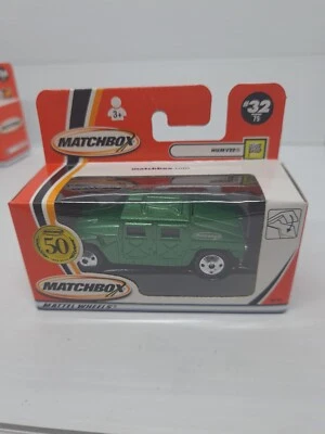 Matchbox 50 Year Anniversary Humvee MB #32 GREEN NEW IN BOX 96702 VINTAGE 2001  - Image 1 of 4