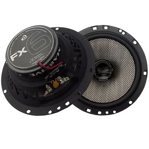 6.5" 75 Watt RMS 4-Ohm 2-Way Coaxial Car Audio Speakers Pair FX Series Massive - Picture 1 of 4
