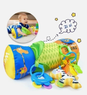 Almohada multifuncional para bebé con sonajero desmontable para 0-6 meses Foto 1 de 4