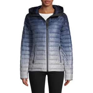 Pajar Canada Women's Aurora Quilted Packable Puffer Jacket Ombre Blue Sz Small - Picture 1 of 20