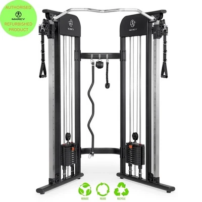 MARCY MFT-942 Functional Trainer 45kg Dual Stacks 68kg Pull-Up Bar & Accessories - Image 1 of 4