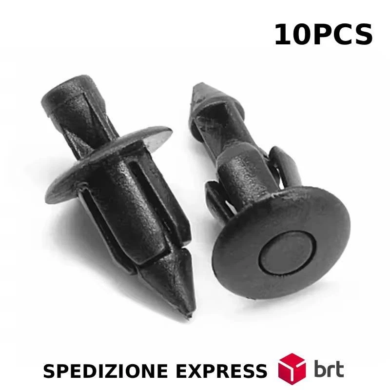 10x Clip Rivetti CARENE per Honda Compatibile Universale - Honda SH 125/150/350 - Immagine 1 di 4