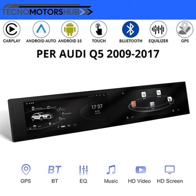 Autoradio 21” Android 15 Per Audi Q5 2009-2017 CarPlay 8G RAM + 128G ROM 8core - Immagine 1 di 4