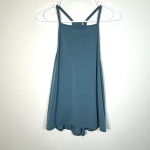 Camiseta sin mangas PRANA Epiquator para mujer talla mediana verde azulado oscuro - Imagen 1 de 6