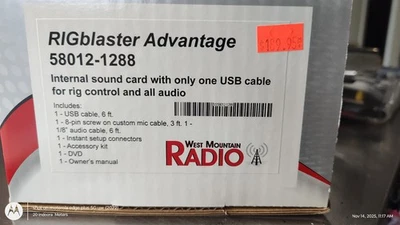 RIGblaster Advantage #58012-1288 Sound Card and Rig Control Interface - Image 1 of 4