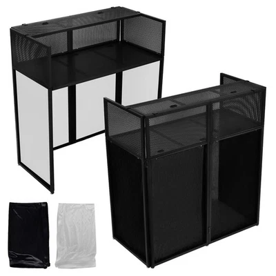 Mesa DJ Soporte Cabina Ajustable Fachada con Bolsa de Viaje Scrims + Mesa Plana Incorporada Foto 1 de 4