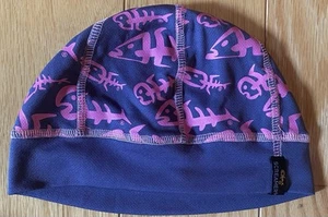 SCREAMER GRAY & PINK RUNNING ATHLETIC SKULL CAP BEANIE HAT Toddler - Picture 1 of 6