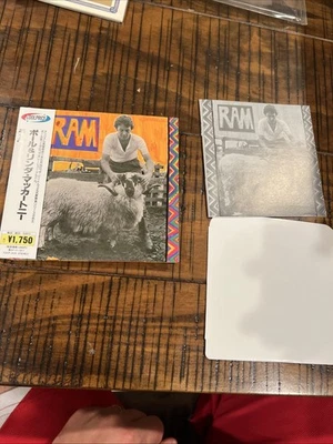 PAUL MCCARTNEY RAM CD MINI LP OBI  Beatles Wings Japan 1995 TOCP-3125 - Image 1 of 4
