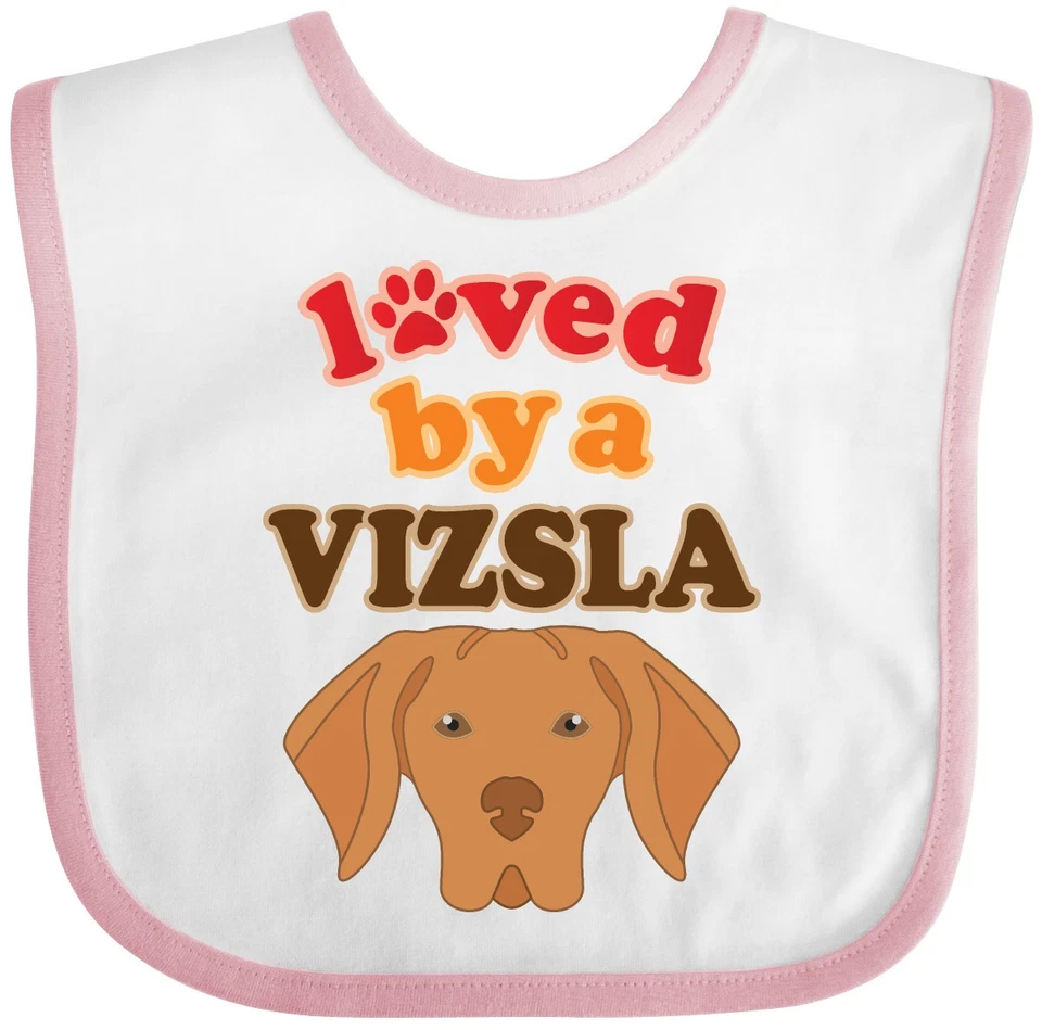 Inktastic Vizsla Amante del Perro Regalo Bebé Babero Cachorro Retriever Ropa Infantil Foto 1 de 1
