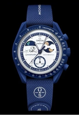 Swatch x Omega Snoopy Moonswatch Mission To Earthphase Moonshine Gold - Image 1 of 3