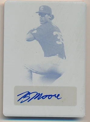 BRYSON MOORE 2022 LEAF PERFECT GAME NATIONAL SHOWCASE YELLOW PLATE SP #1/1 - Image 1 of 2