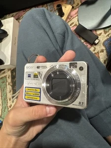 Sony Cyber-Shot DSC-W210 Digital Camera 12.1MP 4x Zoom Silver - Picture 1 of 2