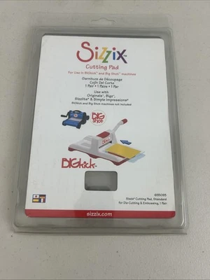 NEW SIZZIX Big Kick Big Shot Cutting Pad Standard Sz 1 Pair 655093 OEM Original - Image 1 of 2