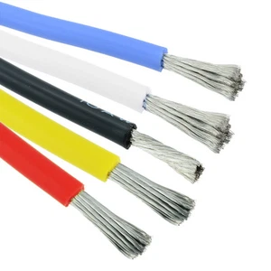 Rojo/Negro/Azul/Amarillo/Blanco 10AWG Silicona Trenzada 1050/0.08mm Cable RC - Imagen 1 de 1