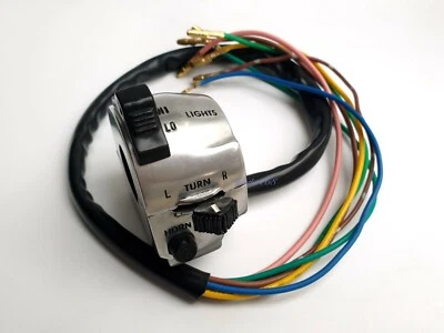 Yamaha GT80 1978-79 FS1 DX FS1DX Holder Switch Turn Signal Dimmer Light Horn LH - Image 1 of 4