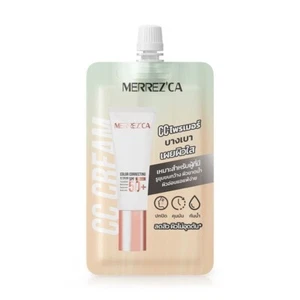 Crema Correctora de Color Merrezca CC SPF50+/PA+++ Primer revela piel clara X3 - Imagen 1 de 8