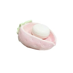 Cartoon Strawberry Soap Dish Creative Soap Holder Soap Storage Rack Bathroom - Picture 1 of 7