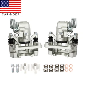 Rear Left & Right Brake Caliper w/ Bracket for Ford Mustang 1999 2000-2004 Base - Picture 1 of 11