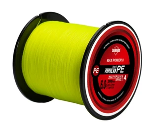 NEW Spod Marker Braid Yellow Hi-Vis SeaKnight 1000M Fishing Line Sea 20lb 30lb - Picture 1 of 1