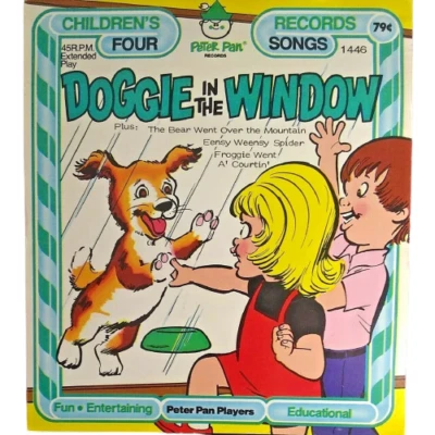 Peter Pan Records Doggie in the Window 4 Favorite Songs 45 rpm EP 1446 VTG - Image 1 of 4