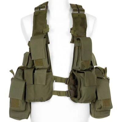 MFH® Military Tactical Lightweight Vest w/ Varios Pockets - Military Green