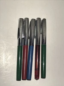 Scheaffer's Fountain Pen Lot Of 5 Nice Collection Fine Med Tip Vintage - Picture 1 of 12