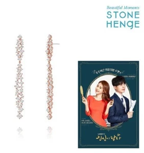 StoneHenge Silver Earrings K1309 Touch Your Heart Korea Drama Yu In Na's earring - Picture 1 of 5