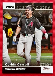 2025 Topps Series 1 - Corbin Carroll #GH-7 Greatest Hits, Arizona Diamondbacks - Bild 1 von 2