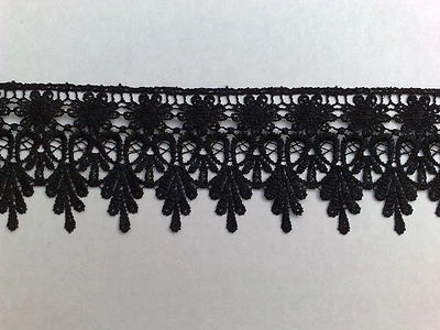 BORTE-MIT-STIL 1m ÄtzSpitze 2 Farben wählbar 3,61€/m Borte Zierband Vintage Shabby 70mm breit