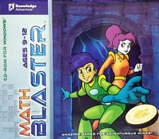 Math Blaster Age 9-12 Amazing Games for Adventurous Minds PC Software Sealed New