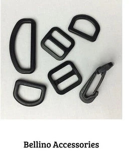 Bellini Accessories D-ring,slide, Swivel Snap Hook Plastic - Picture 1 of 3