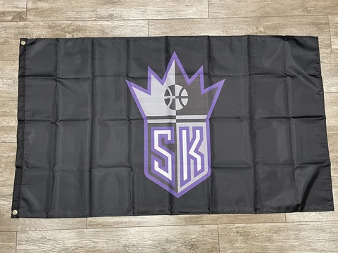 Sacramento Kings 3x5 ft Flag Banner reto playoffs light the beam sac 2023 SK sac Cover