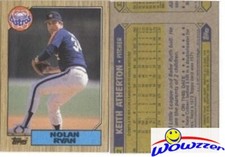 1987 Topps Nolan Ryan Wrong Back ERROR Card! Vintage over 20 Years Old!