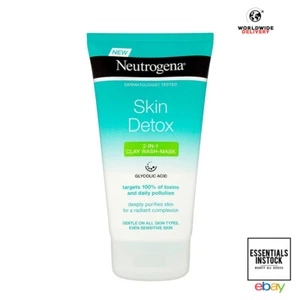 Neutrogena Skin Detox 2-in-1 Clay Wash Mask 150ml - Picture 1 of 2