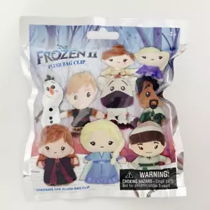 Disney Frozen II 2 Plush Dangler Bag Clip *YOU CHOOSE* - Picture 1 of 12